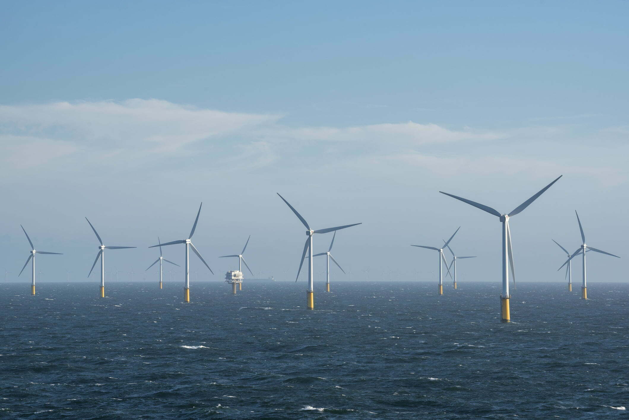An offshore wind farm 