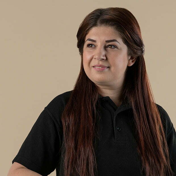 Mihaela is a manufacturing team leader 