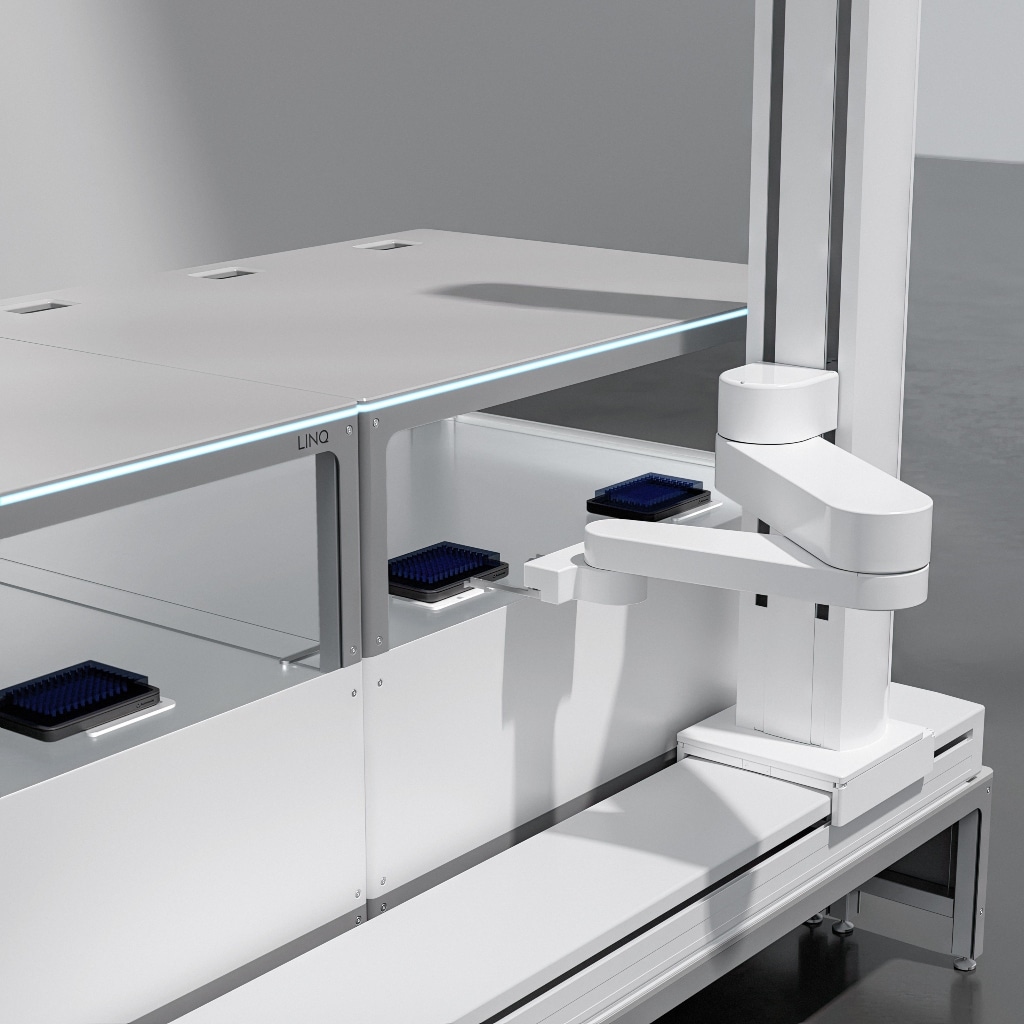 Life science lab bench automation transport layer