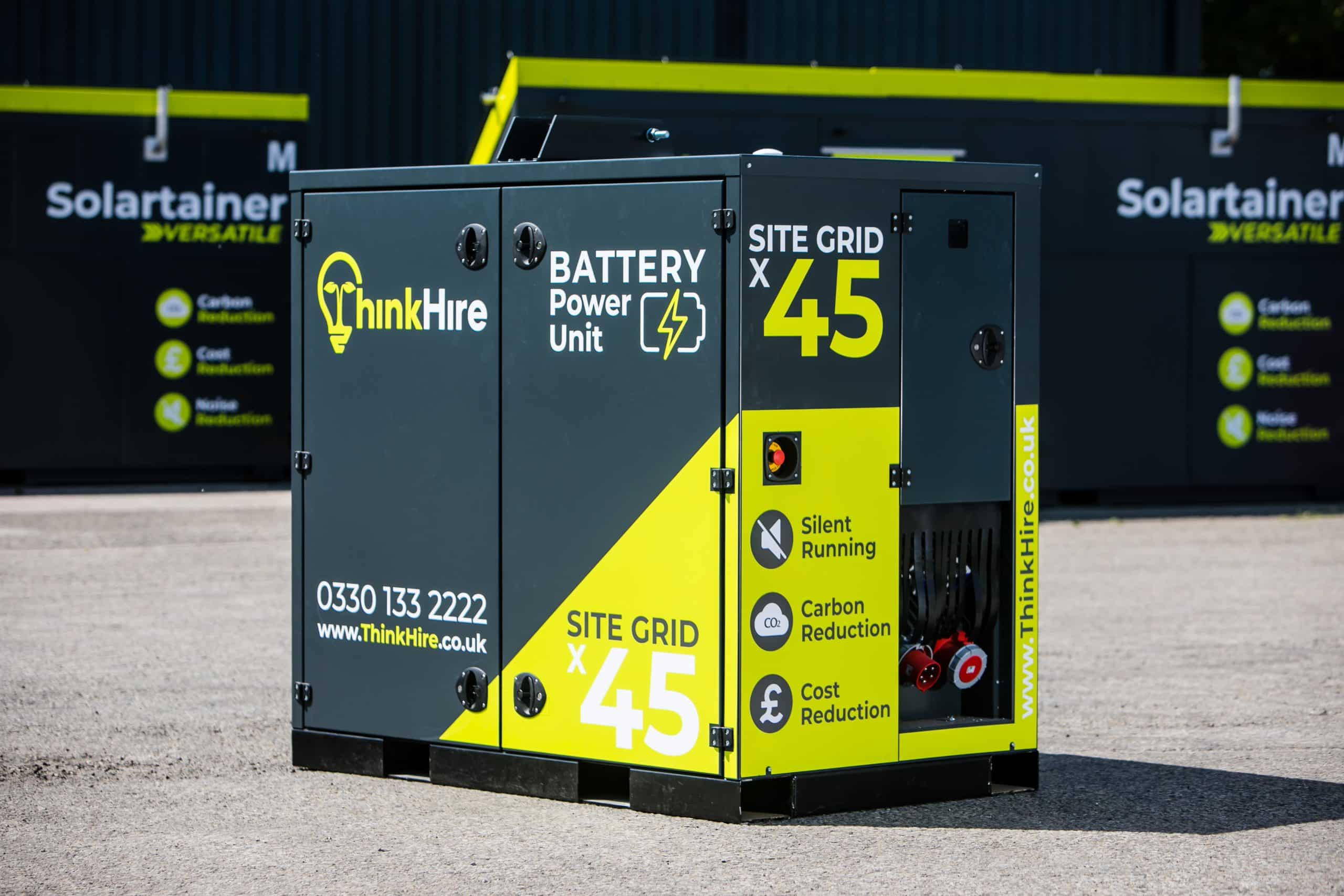 Think Hire's X45 off-grid energy storage