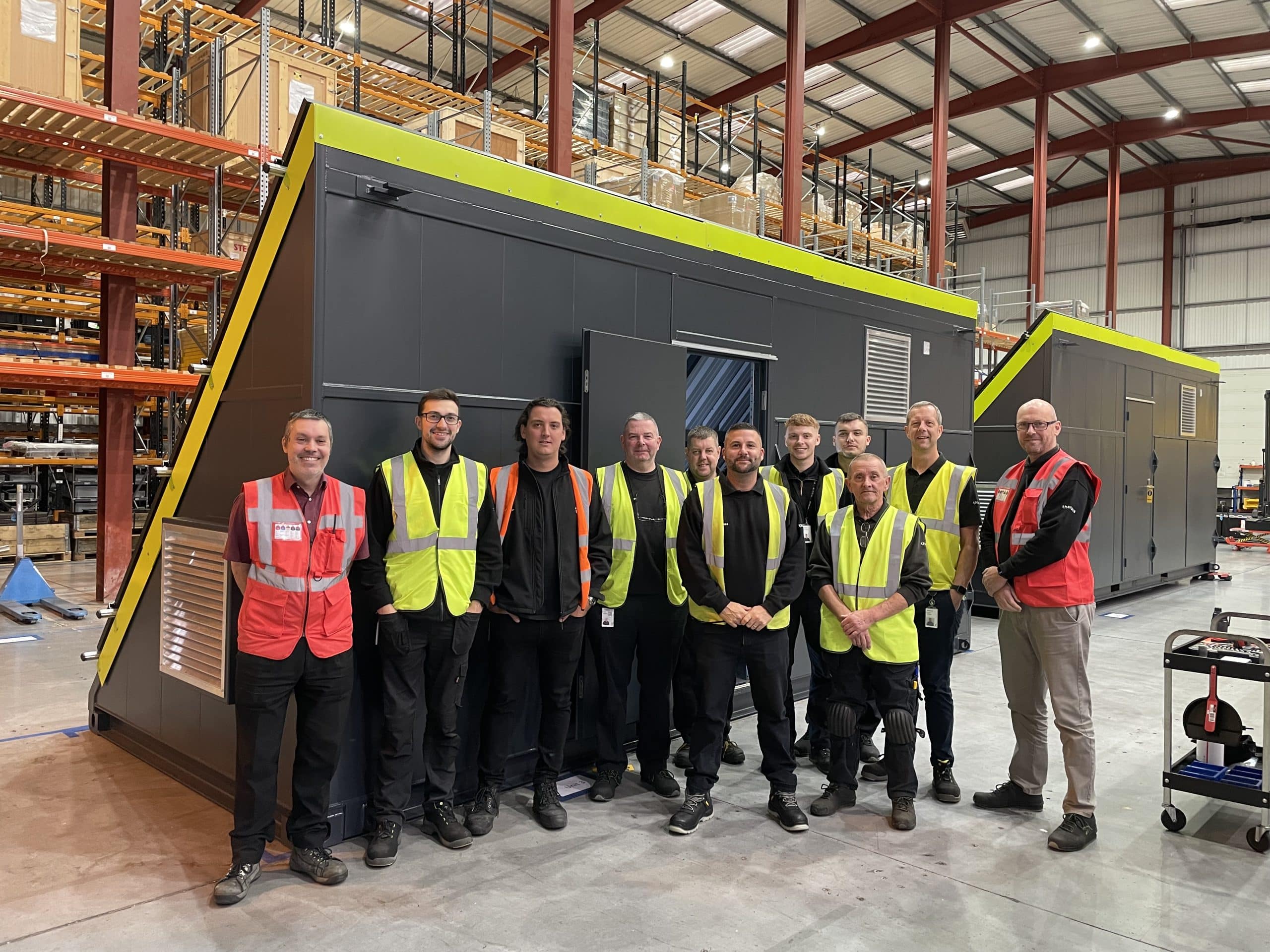 Tharsus team responsible for building the Solartainer Versatile range