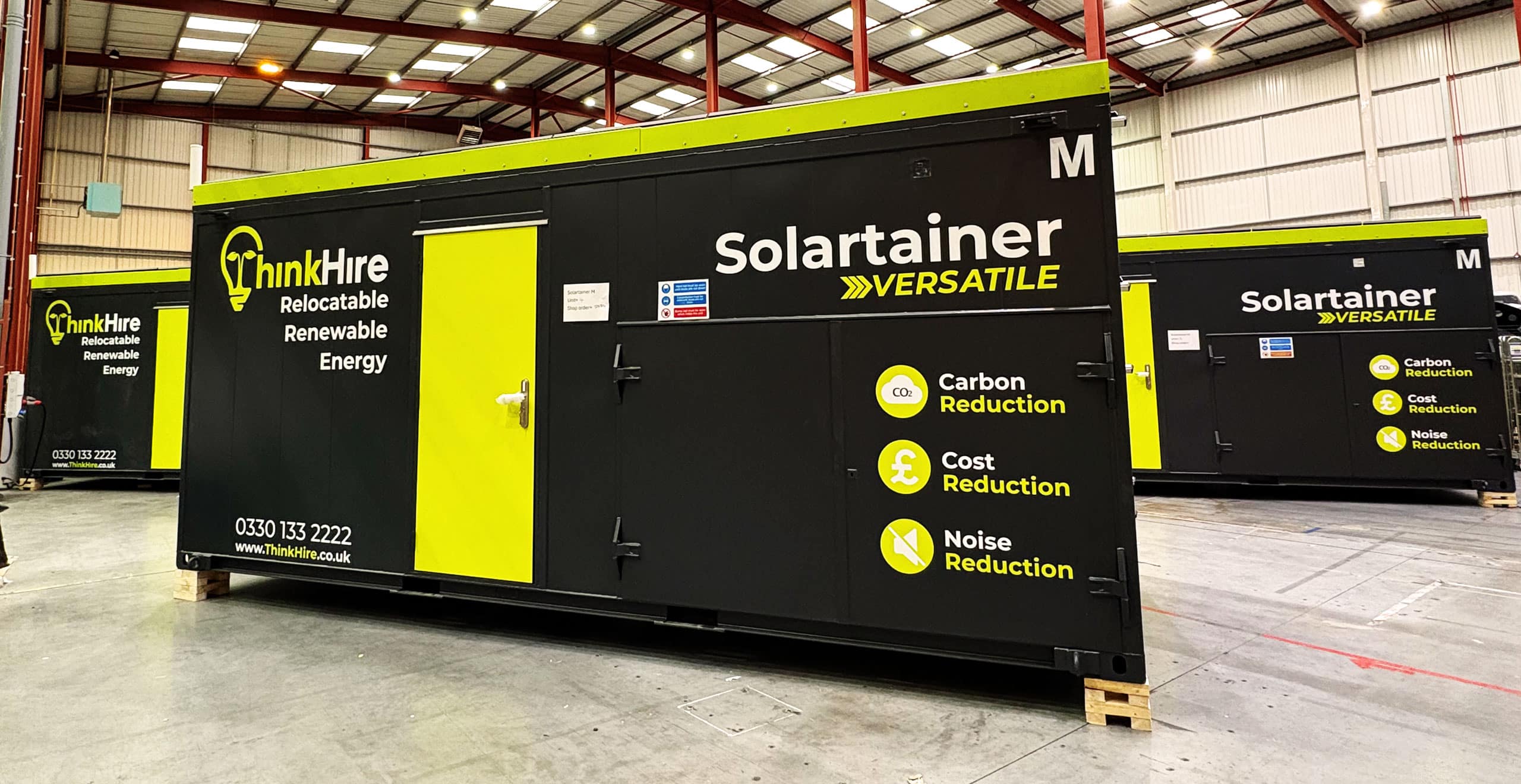Manufacturing Think Hire’s Solartainer Versatile range